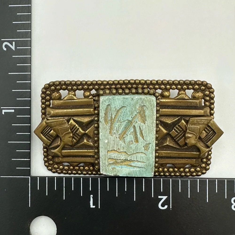 Jan Micheals Vintage Egyptian Revival Brooch